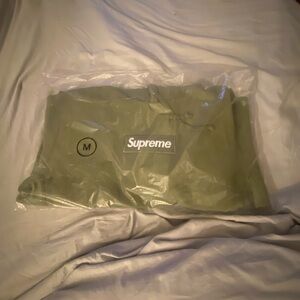 Supreme FW25 Box Logo Sweatshirt - Olive Green